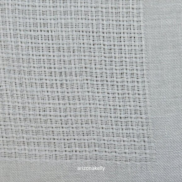 NWT Tanner Italian Linen Shawl Oversized Scarf Blue - Picture 4 of 12